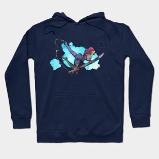 Surfing Girl Hoodie